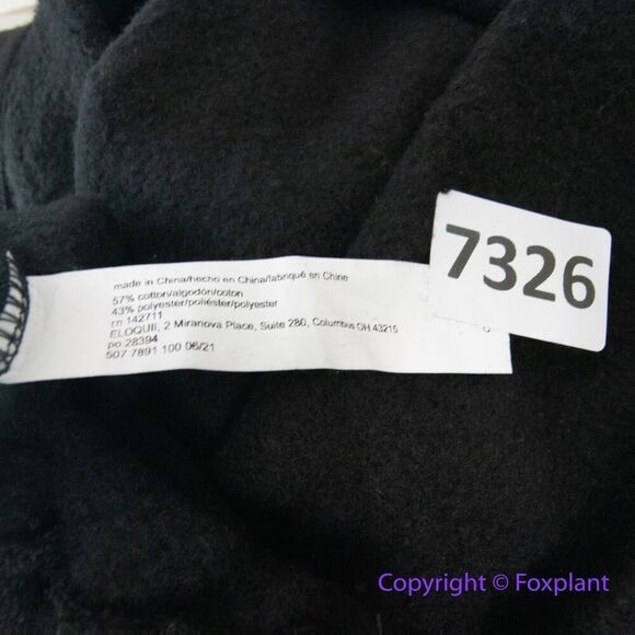 New! Eloquii black fleece jumpsuit, size 14 - Picture 15 of 16